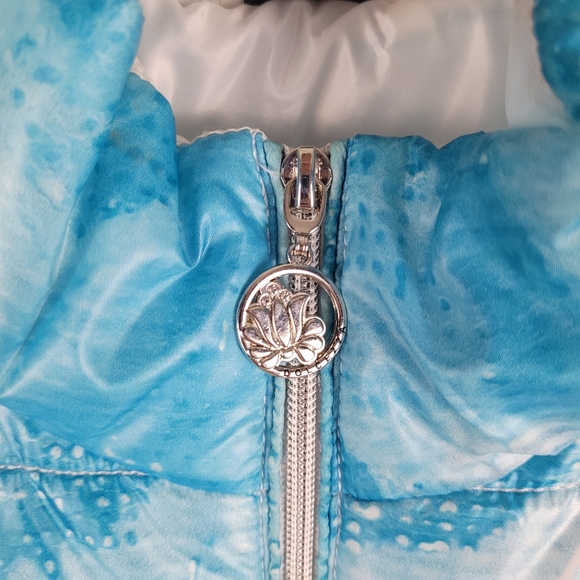 DOLCEZZA | floral design puffer vest gilet - Picture 3 of 8